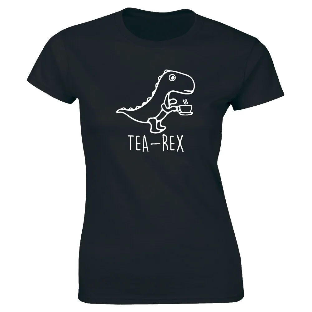 T And Tea Coffee - T-shirt Tea Rex Funny Dinosaur Coffee