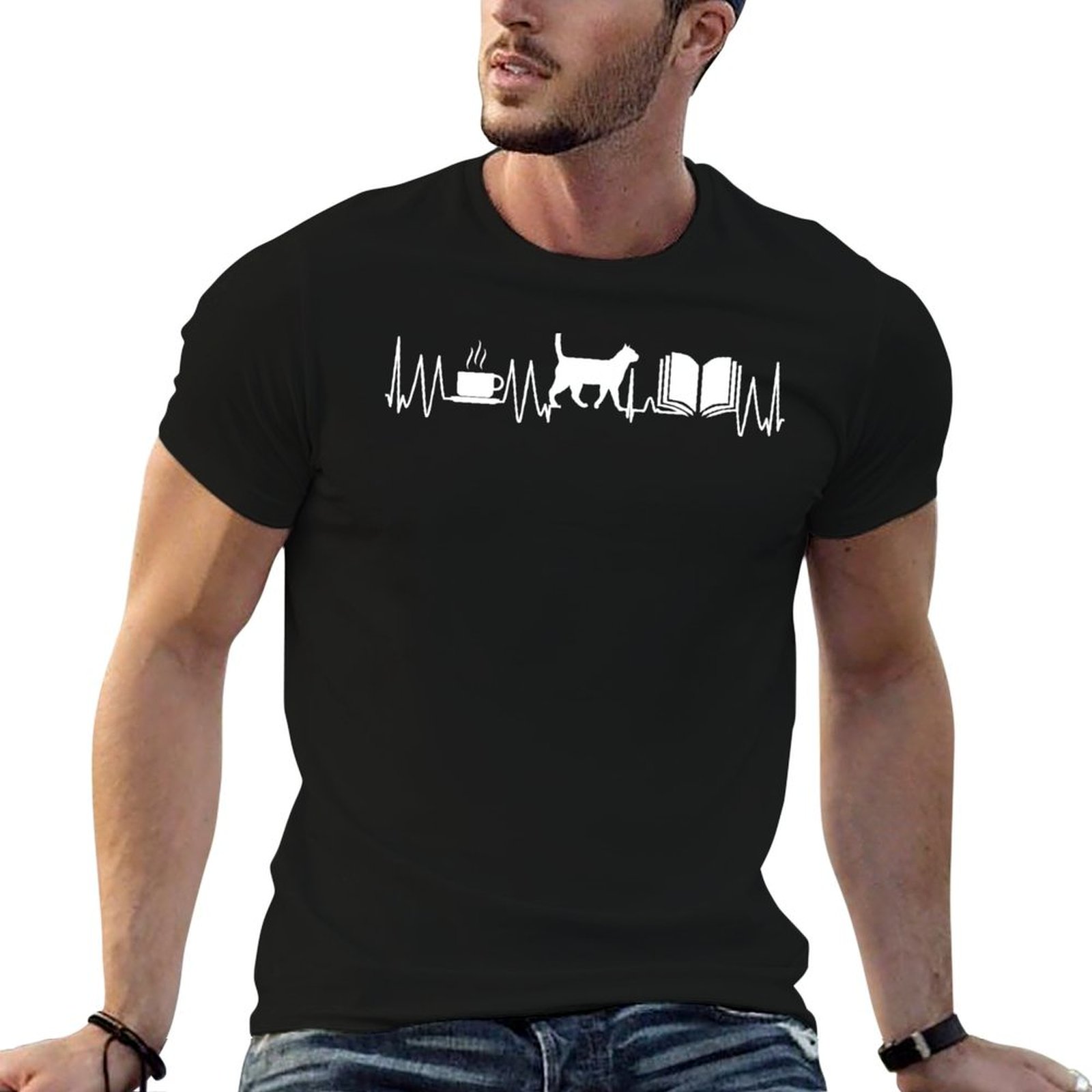 T And Tea Coffee - T-Shirt pour homme avec image de