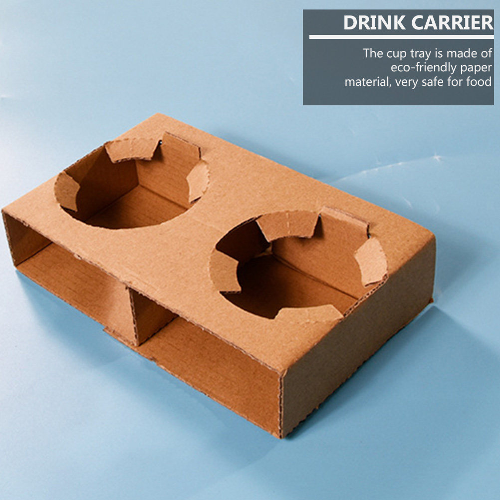 Coffee Tea Holder - 10 pièces de porte-gobelets en papier
