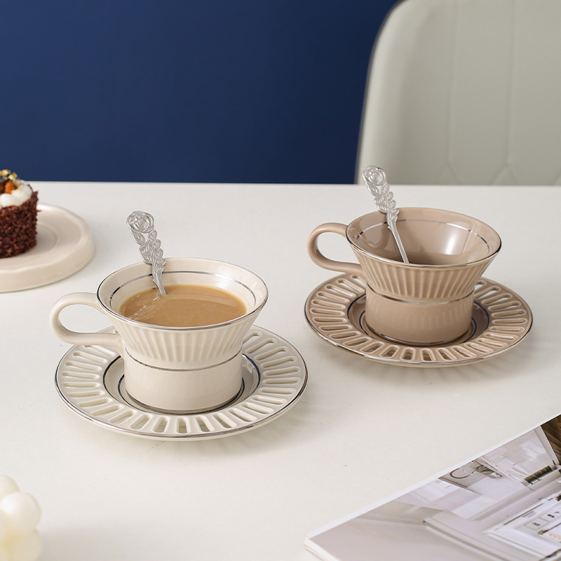 Coffee Tea And Sugar Set - Tasse à café en céramique de
