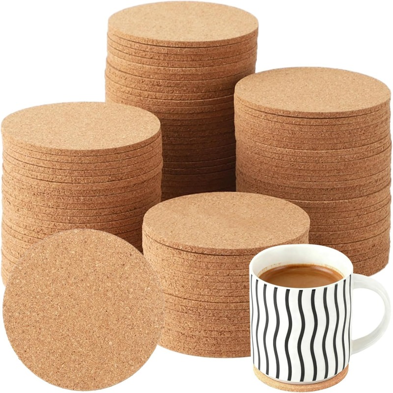 Sous-verres ronds en liège nat - Coffee Tea Holders avis et prix