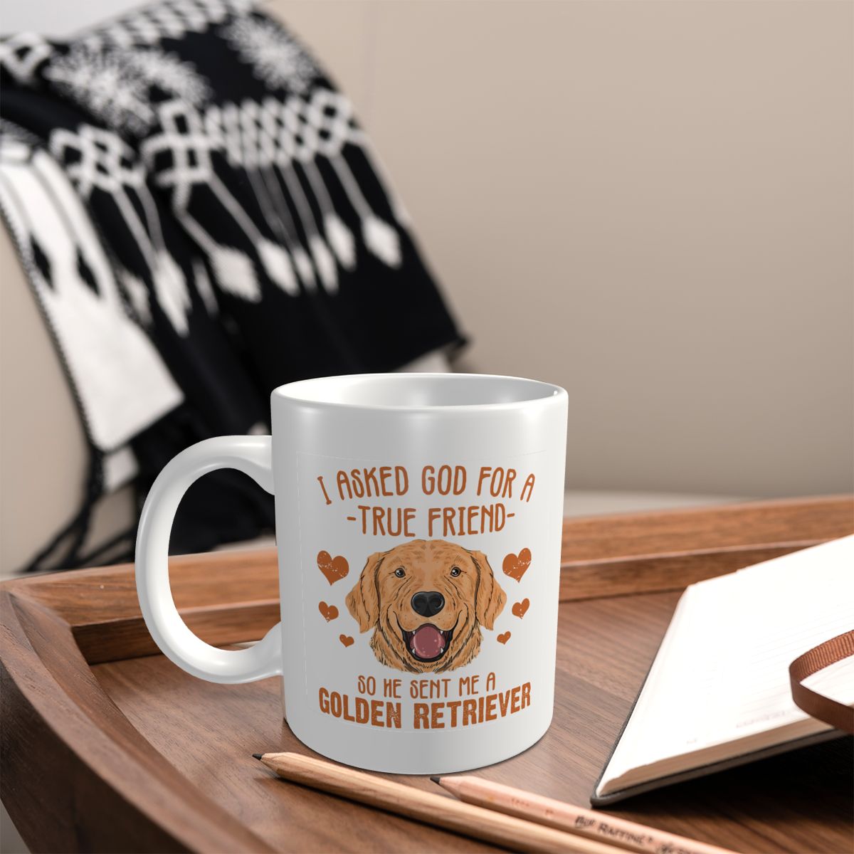 Mark Cup Mug Golden Retriever  - Coffee Tea Me avis et prix