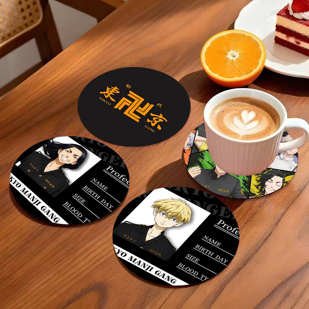 Sous-verres ronds en bois de 1 - T And Tea Coffee avis et prix