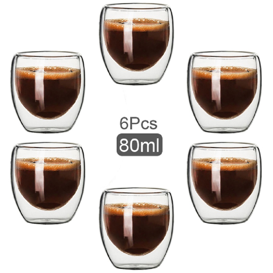 Tasses à café en verre à doubl - Coffee Tea And Sugar Set avis et prix