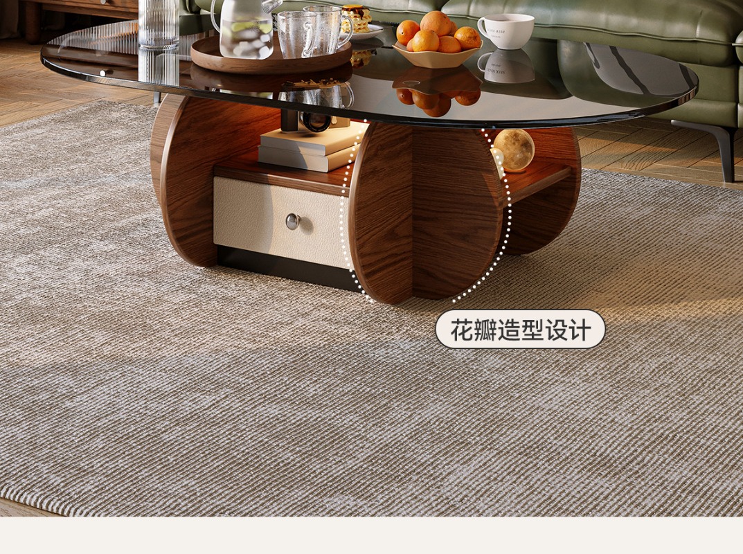 Petite table basse ovale en bo - Young Tea Coffee avis et prix
