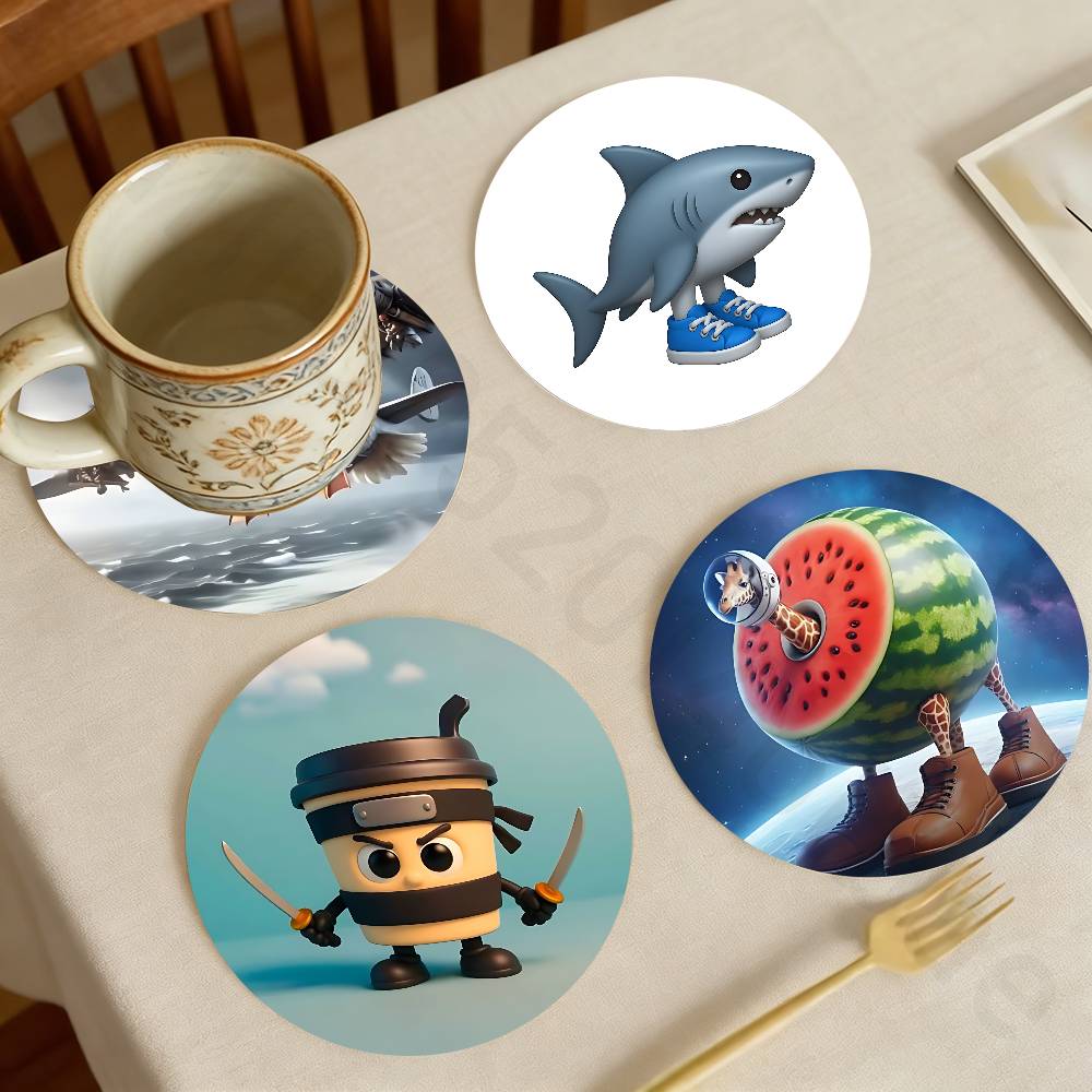 Sous-verre en bois Art B-Brain - T And Tea Coffee avis et prix