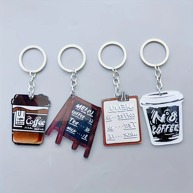 8 porte-clés en acrylique en f - Coffee & Tea Maker Machine avis et prix