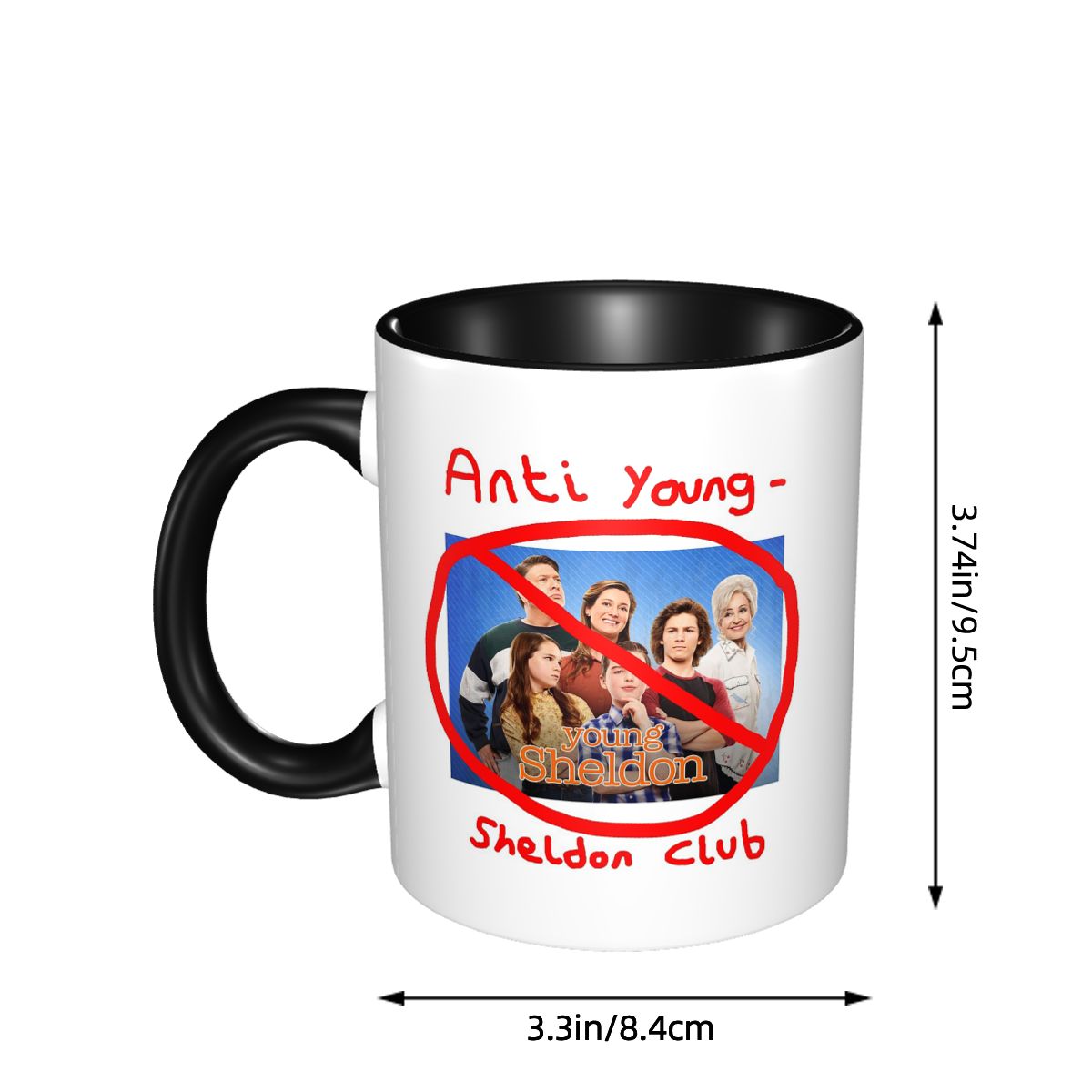 Mug amusant en céramique Anti  - Young Tea Coffee avis et prix
